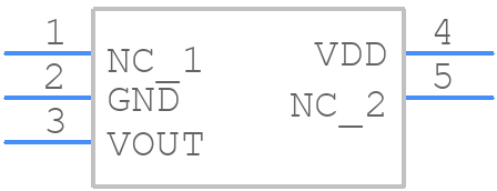 MCP9701T-E/LT - Microchip - PCB symbol