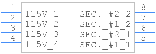 162G20 - Hammond Manufacturing - PCB symbol