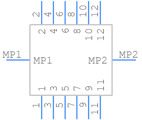 505448-1271 - Molex - PCB symbol