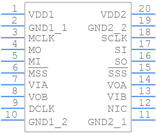 ADUM4150BRIZ-RL - Analog Devices - PCB symbol