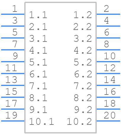 2086-1110 - Wago - PCB symbol