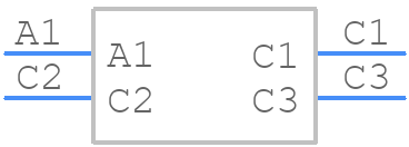 LY E67B-U2AA-26-1-50-R18-Z - ams OSRAM - PCB symbol