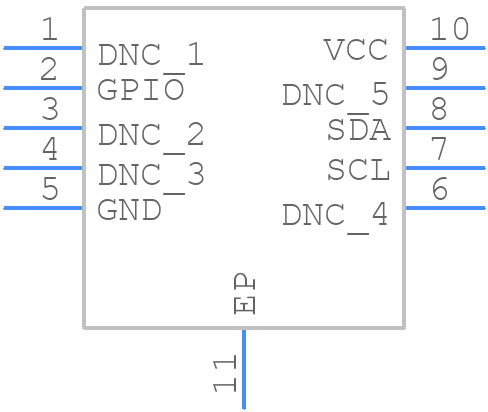 DS2478ATB/VY+ - Analog Devices - PCB symbol