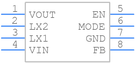 TPS631000DRLR - Texas Instruments - PCB symbol