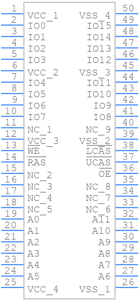GM71VS65163CLT-5 - Hynix - PCB symbol