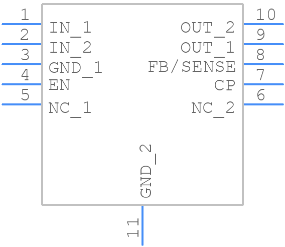 MIC61300YMLTR - Microchip - PCB symbol