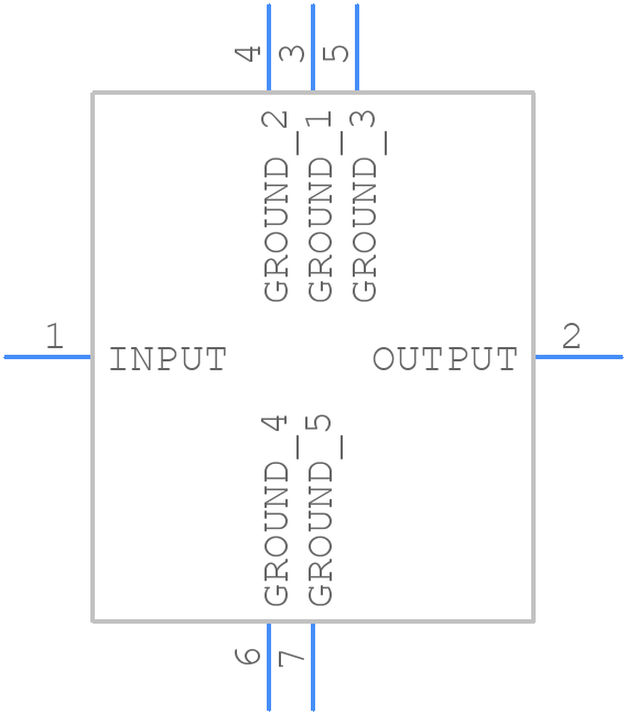 BFCV-2852+ - Mini-Circuits - PCB symbol