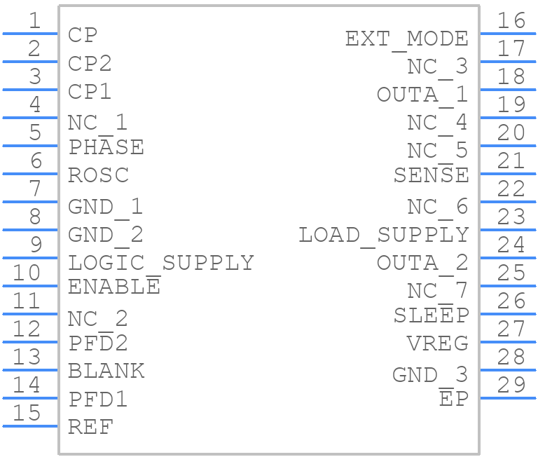 A3959SLP-T - Allegro Microsystems - PCB symbol