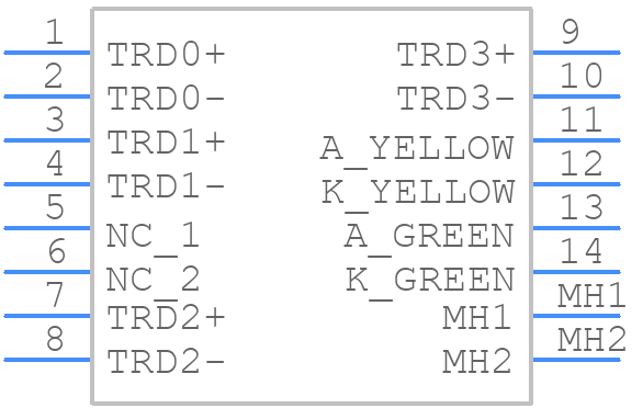 CRJ009-ML4-TH - Same Sky - PCB symbol