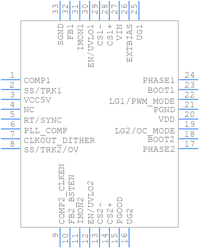 ISL81805FRTZ-T - Renesas Electronics - PCB symbol