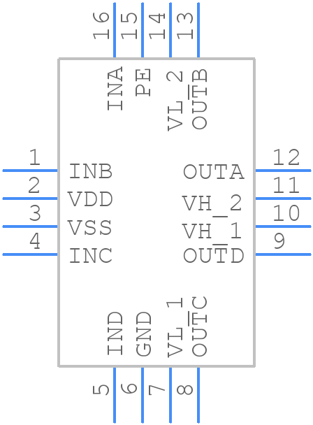 MD1821K6-G - Microchip - PCB symbol
