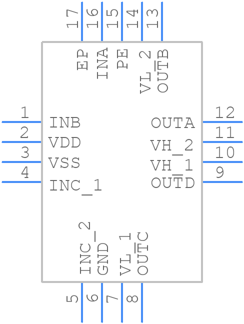 MD1820K6-G - Microchip - PCB symbol