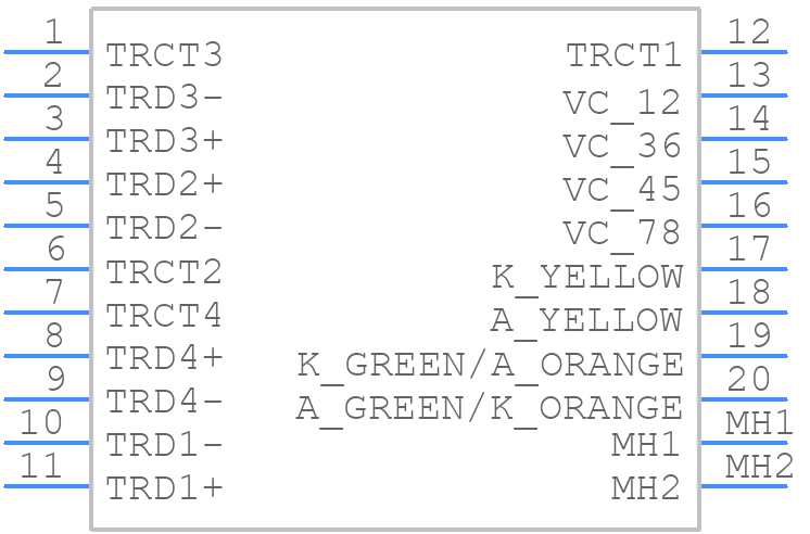 2250477-1 - TRP CONNECTOR/BEL - PCB symbol