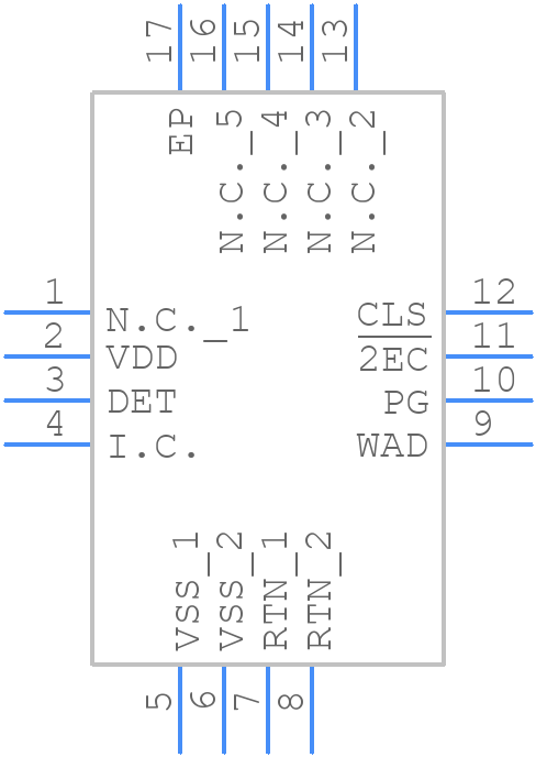 MAX5969DETE+ - Analog Devices - PCB symbol