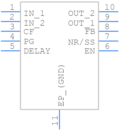 NCP59763AMN120TBG - onsemi - PCB symbol