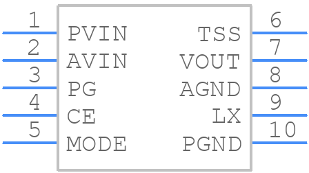 RP506K331B-TR - Nisshinbo - PCB symbol