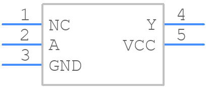 74AHC1GU04GW/T1 - Nexperia - PCB symbol