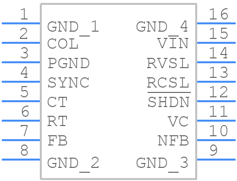 LT1534CS-1#PBF - Analog Devices - PCB symbol