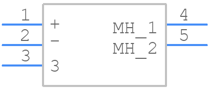 XT60IPW-M - Amass - PCB symbol