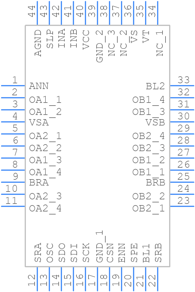 TMC236B-PA - Analog Devices - PCB symbol
