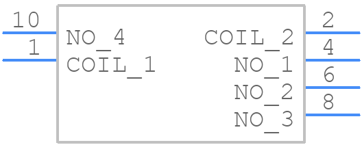 HF116F-1/012DP-2H - Hongfa - PCB symbol