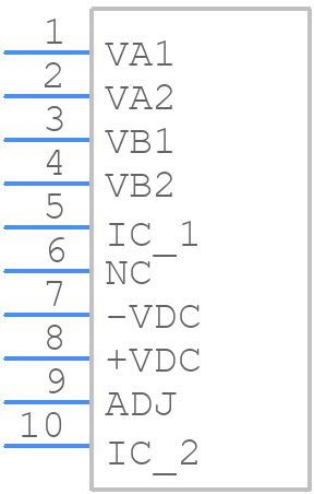 AG9612-2BR - Silvertel - PCB symbol