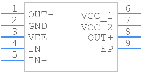 TLV3801DSGR - Texas Instruments - PCB symbol