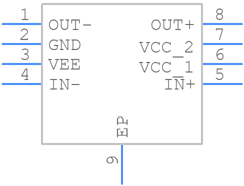 TLV3801DSGT - Texas Instruments - PCB symbol