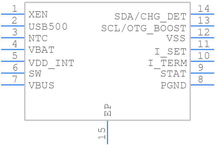 AS3610-BDFP - ams OSRAM - PCB symbol