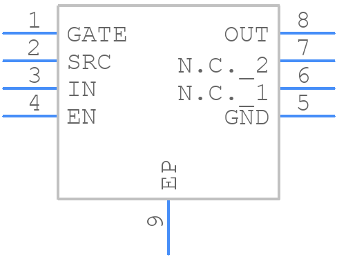 MAX16171ATA+T - Analog Devices - PCB symbol
