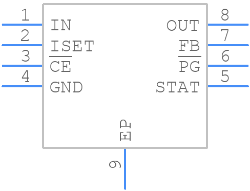 BQ25173DSGR - Texas Instruments - PCB symbol
