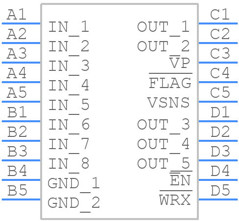 KTS1676EUT-TR - Kinetic Technologies - PCB symbol