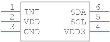 TMD26353 - ams OSRAM - PCB symbol