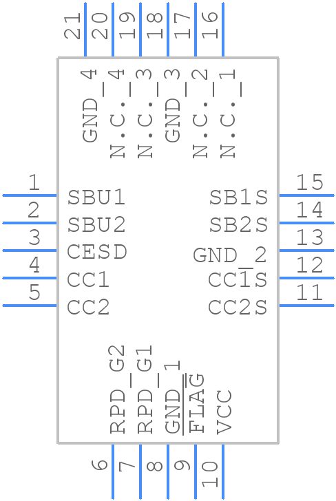 KTU1121EUAJ-TD - Kinetic Technologies - PCB symbol