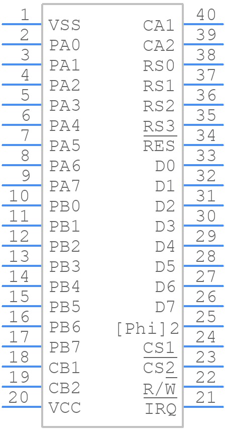 R6522PE - Conexant Systems - PCB symbol