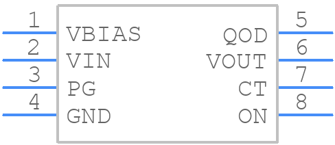 TPS22992RXPR - Texas Instruments - PCB symbol