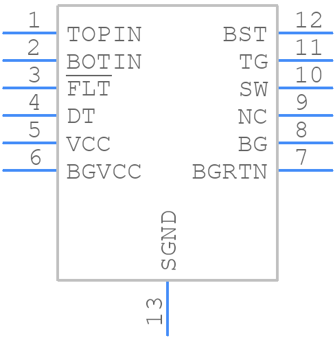 LTC7061IMSE#WPBF - Analog Devices - PCB symbol