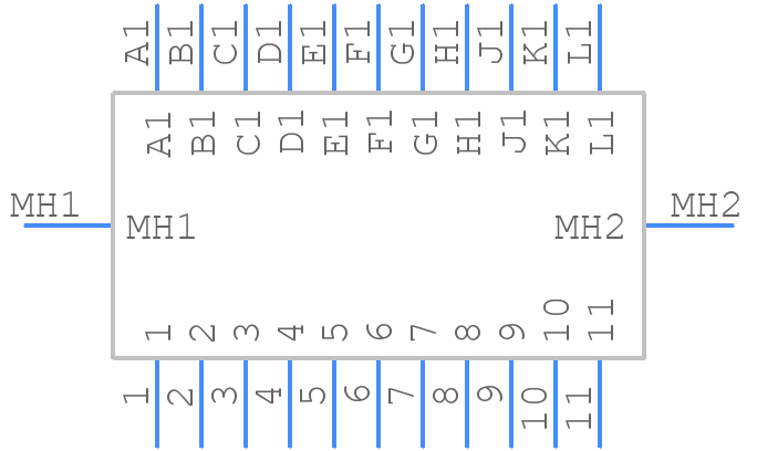 315-022-521-207 - EDAC - PCB symbol