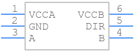 SN74LXC1T45DBVR - Texas Instruments - PCB symbol
