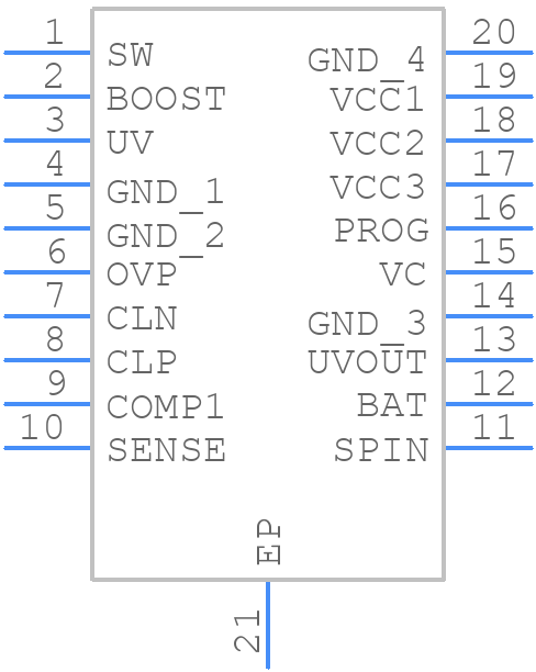LT1769CFE#PBF - Analog Devices - PCB symbol