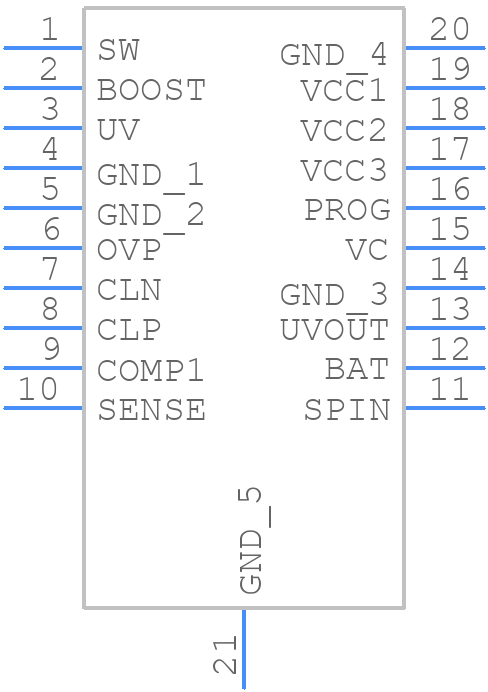 LT1769CFE#TRPBF - Analog Devices - PCB symbol