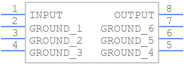 SCLF-36+ - Mini-Circuits - PCB symbol