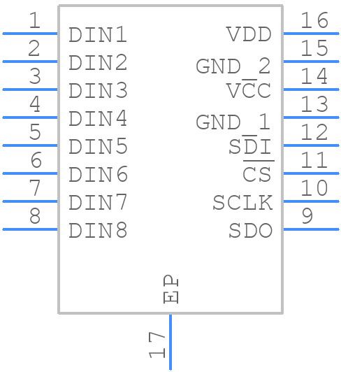 DEI1188-SMS - Device Engineering Incorporated - PCB symbol