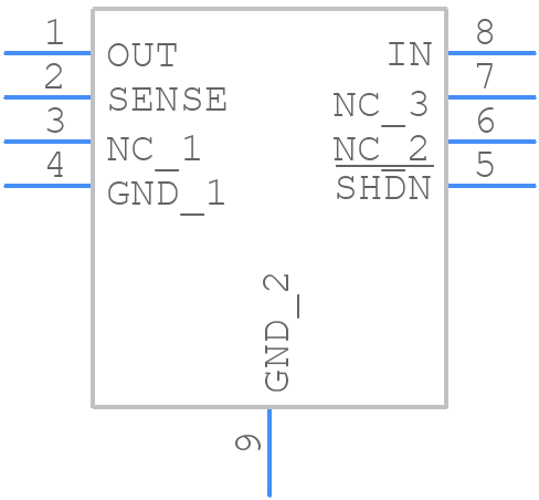 LT3010HMS8E-5#PBF - Analog Devices - PCB symbol