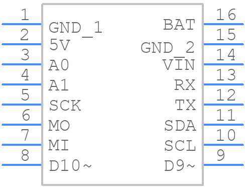 DFR0816 - DFRobot - PCB symbol