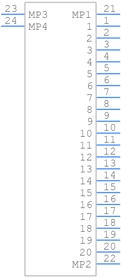 20455-020E-12 - I-Pex - PCB symbol