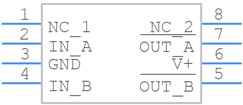 EL7212CSZ-T7 - Renesas Electronics - PCB symbol
