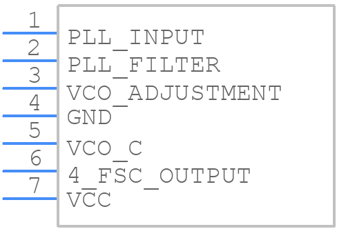 TA8749S - Toshiba - PCB symbol