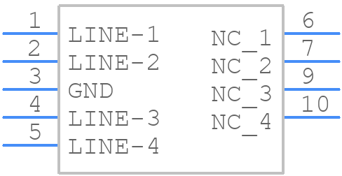 AZ1045-04F.R7G - Amazing Microelectronic Corp. - PCB symbol