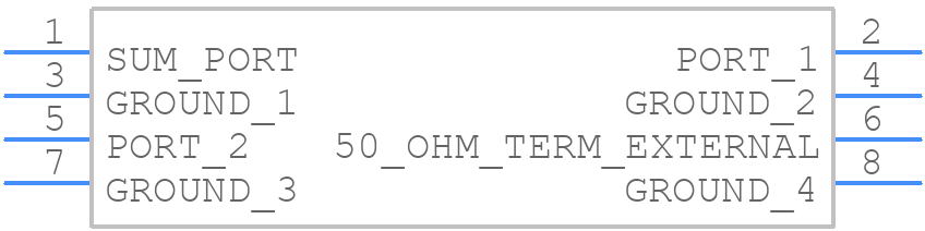 SCPQ-10.5+ - Mini-Circuits - PCB symbol